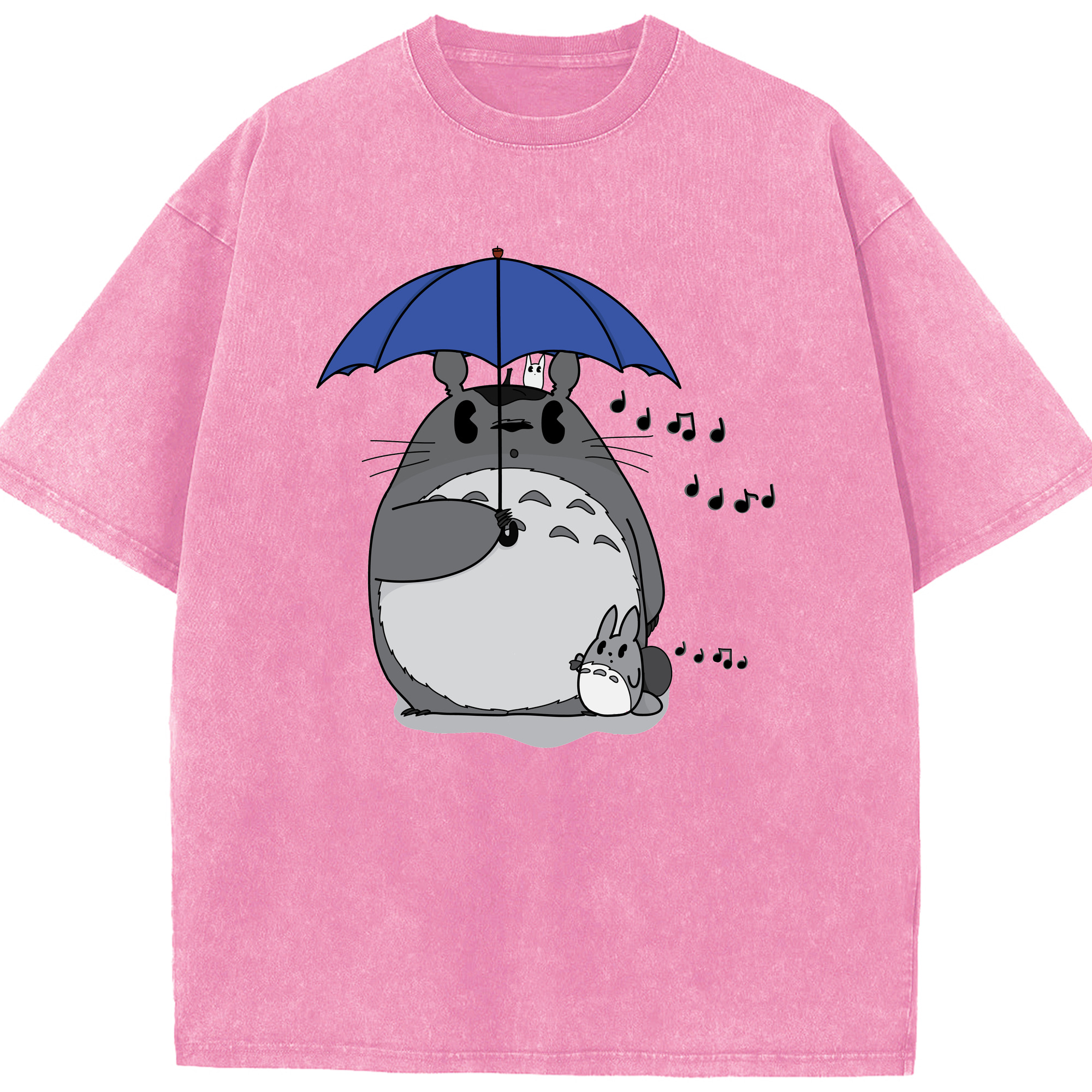 （画像用） となりのトトロ 草壁メイ 草壁サツキ My Neighbor Totoro Satsuki Kusakabe Mei Kusakabe 綿100% ヴィンテージ風 半袖Tシャツ（フロントプリント）